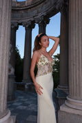 VESTIDO AMALFI- MANTEQUILLA